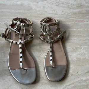 Valentino Rockstud Gladiator Sandals
